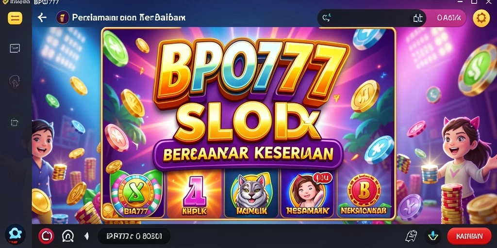 Screenshot gameplay BPO777 yang menampilkan papan permainan Slot yang menarik.
