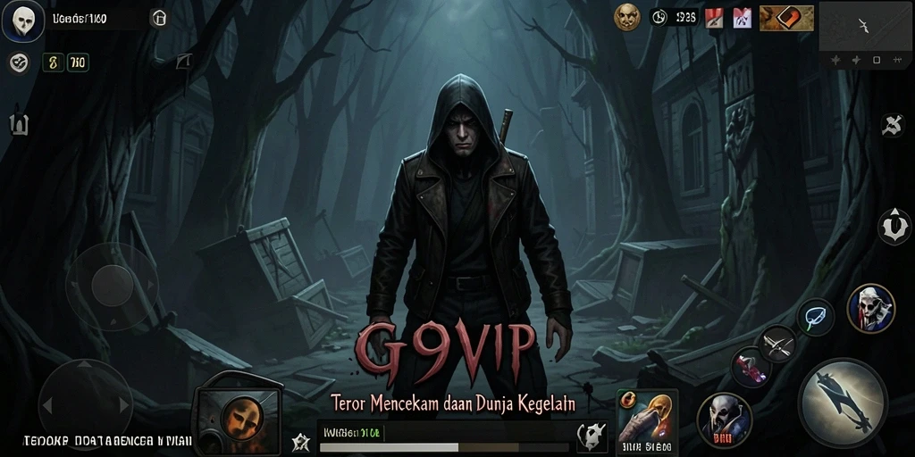 Tampilan menakutkan dari gameplay G9VIP yang mencekam.