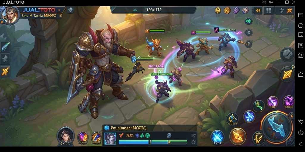 Tampilan utama gameplay JUALTOTO yang menarik dan penuh aksi.
