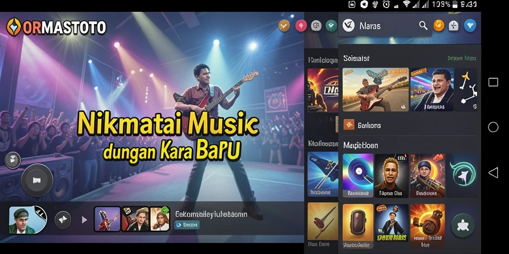 Screenshot ORMASTOTO menampilkan gameplay interaktif yang seru.