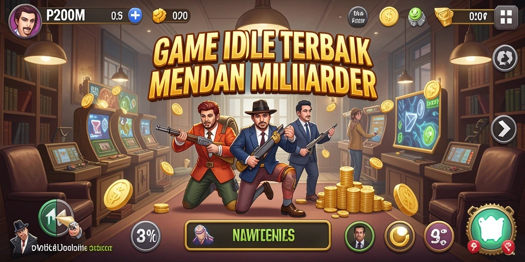 Tampilan gameplay P200M yang menyenangkan dan penuh warna.