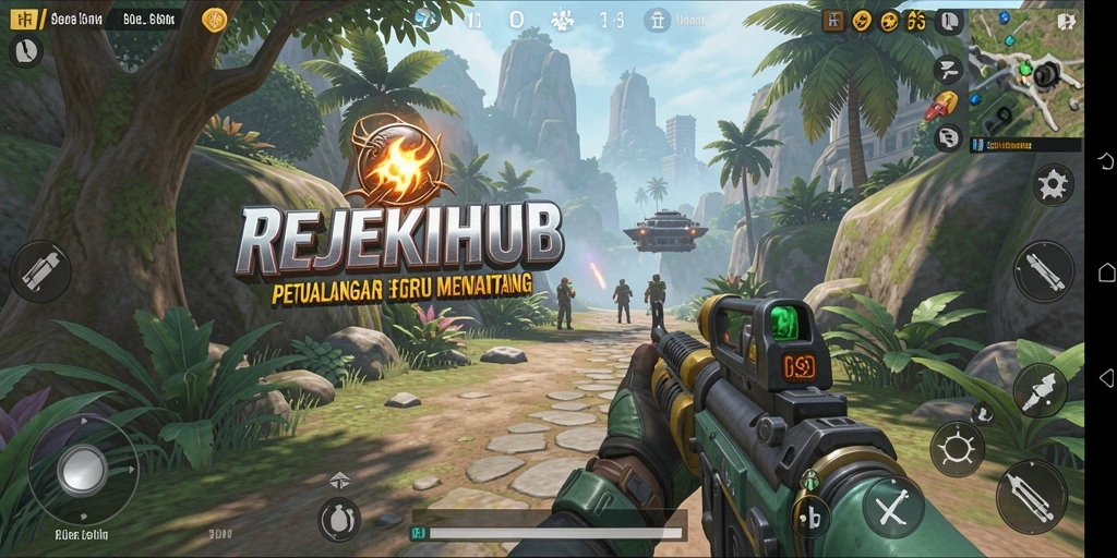 Screenshot dari gameplay intens di REJEKIHUB menunjukkan aksi mendebarkan.